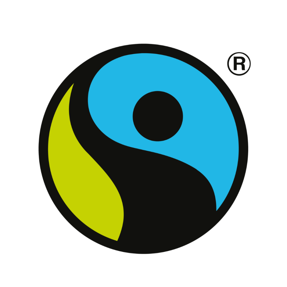 Fairtrade certification mark.