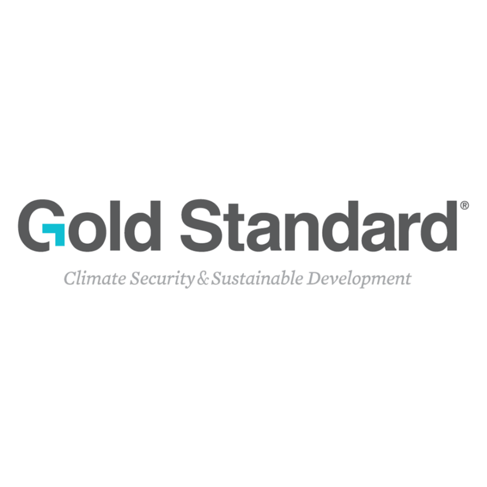 Gold Standard logo with the tagline "Climate Security & Sustainable Development" beneath the main text.