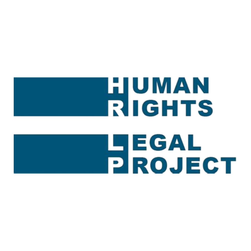 "Human Rights Legal Project" logo.